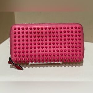 Christian Louboutin Pink Leather
Panettone Continental Wallet